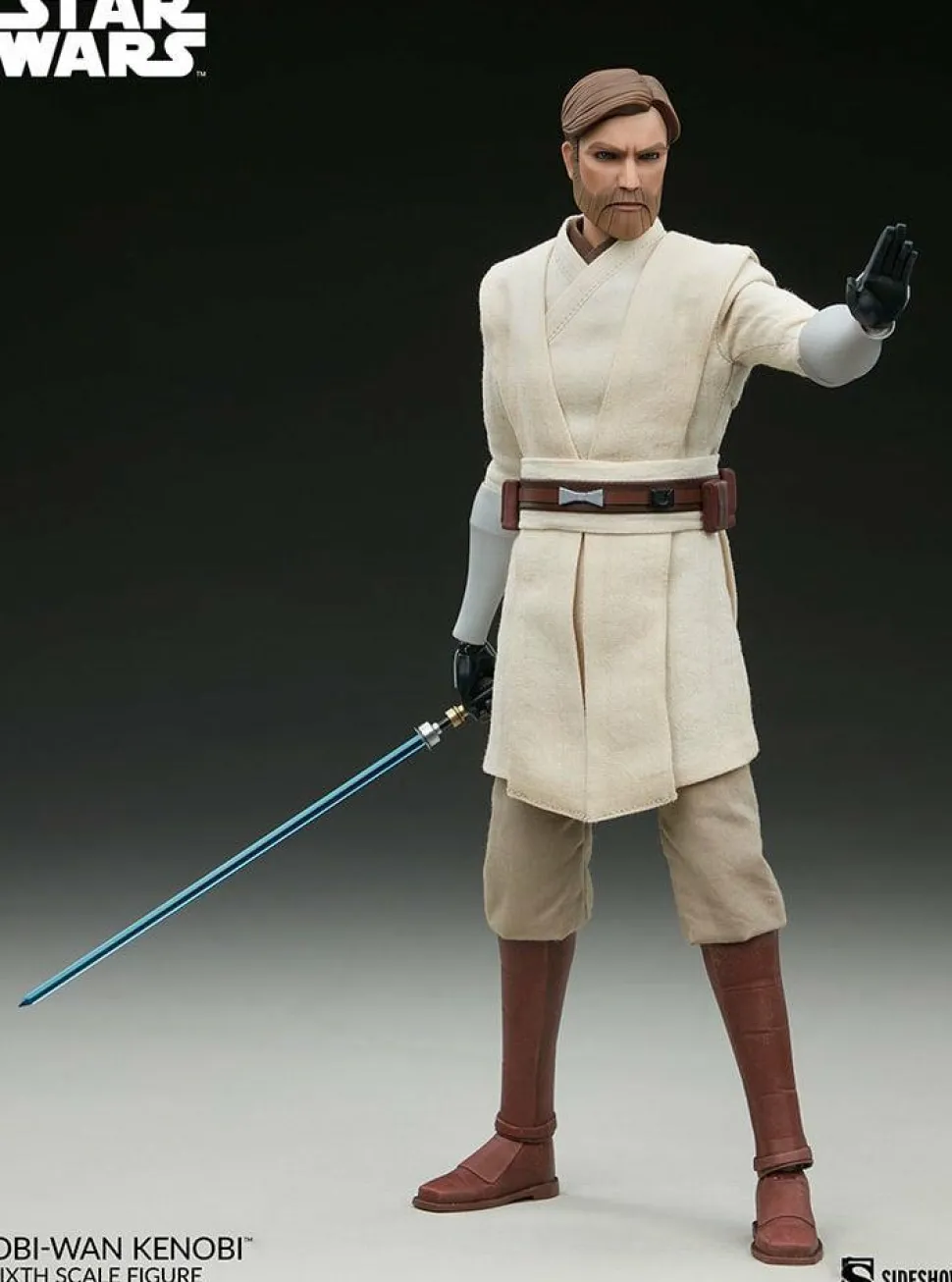 Star Wars: The Clone Wars - Obi-Wan Kenobi 1/6th Scale Action Figure