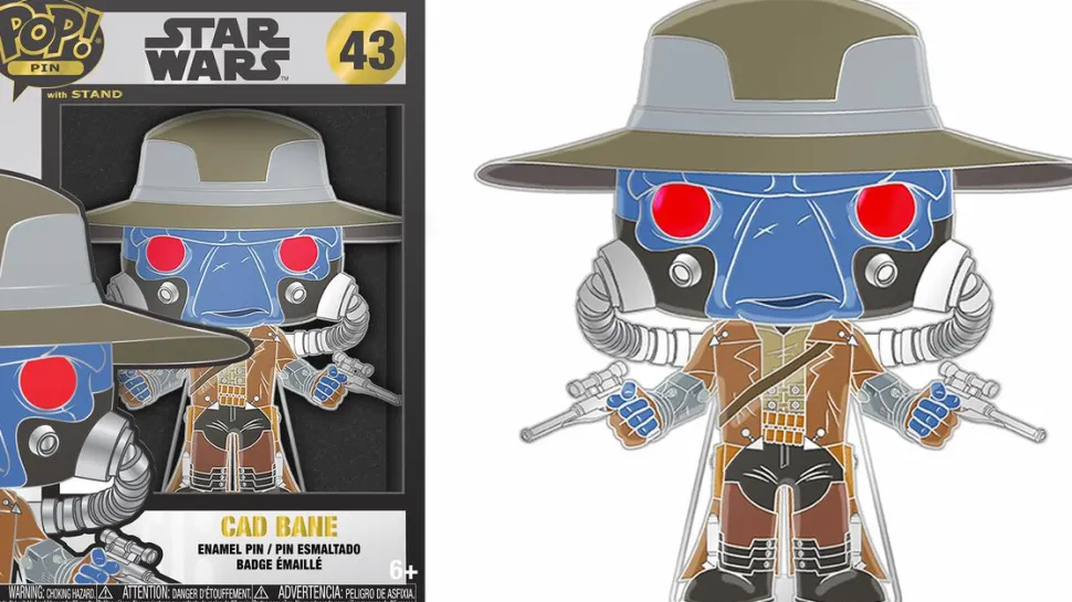Star Wars: The Clone Wars - Cad Bane 4" Enamel Pop! Pin