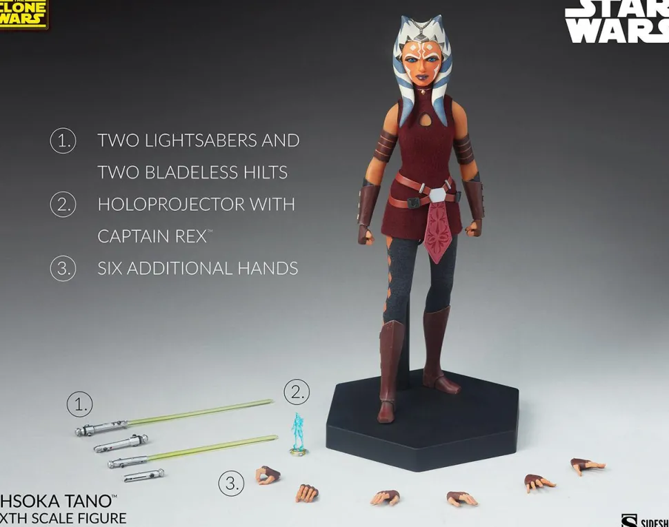 Star Wars: The Clone Wars - Ahsoka Tano 1/6th Scale Action Figure