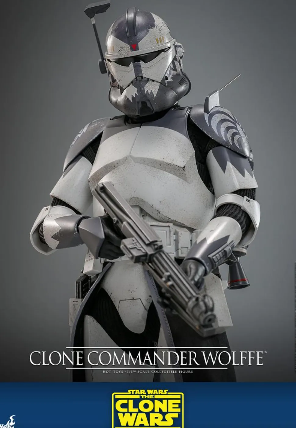 Star Wars: The Clone Wars - Clone Commander Wolffe 1/6th Scale Hot Toys Action Figure