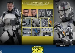 Star Wars: The Clone Wars - Clone Commander Wolffe 1/6th Scale Hot Toys Action Figure