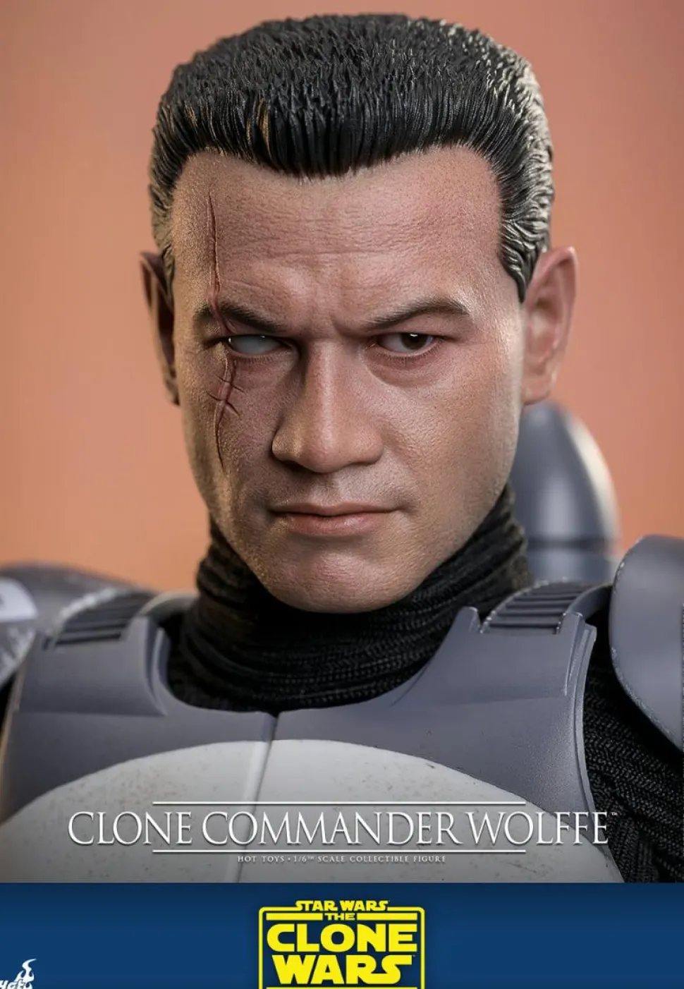 Star Wars: The Clone Wars - Clone Commander Wolffe 1/6th Scale Hot Toys Action Figure