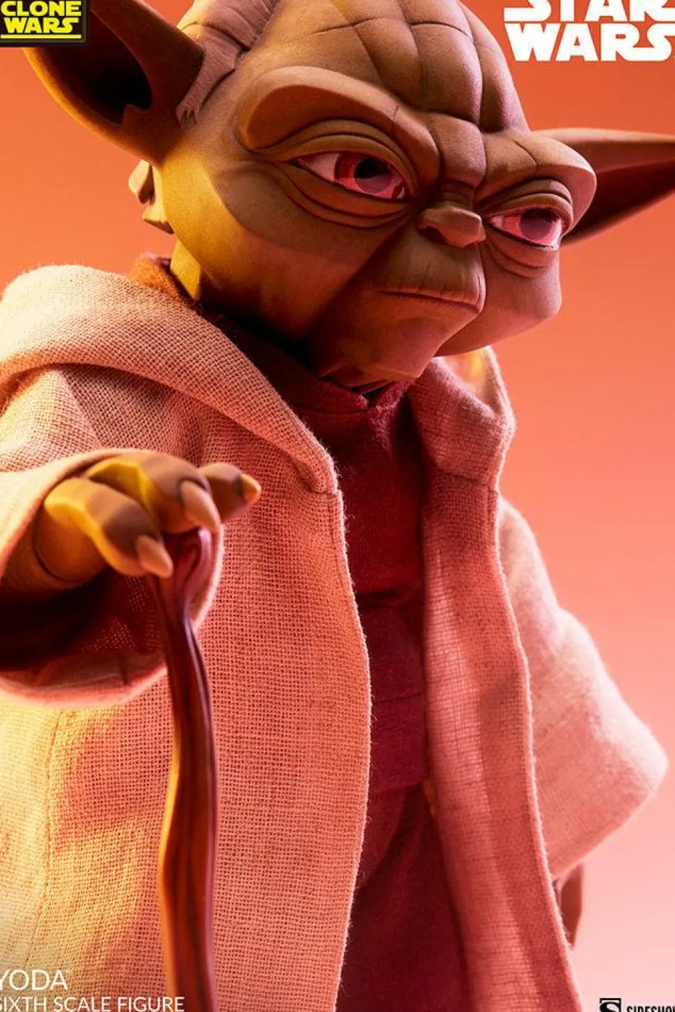 Star Wars: The Clone Wars - Yoda 1/6th Scale Action Figure