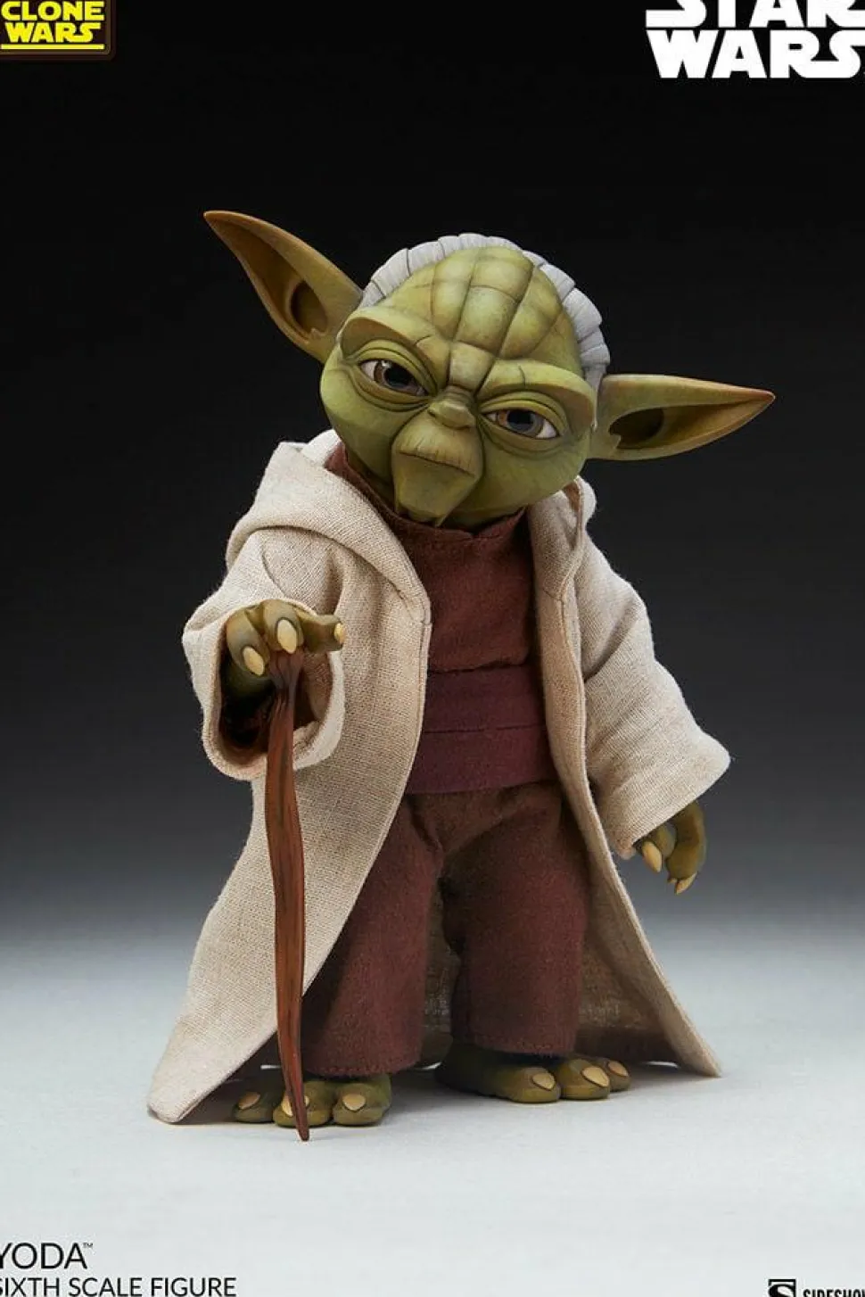 Star Wars: The Clone Wars - Yoda 1/6th Scale Action Figure