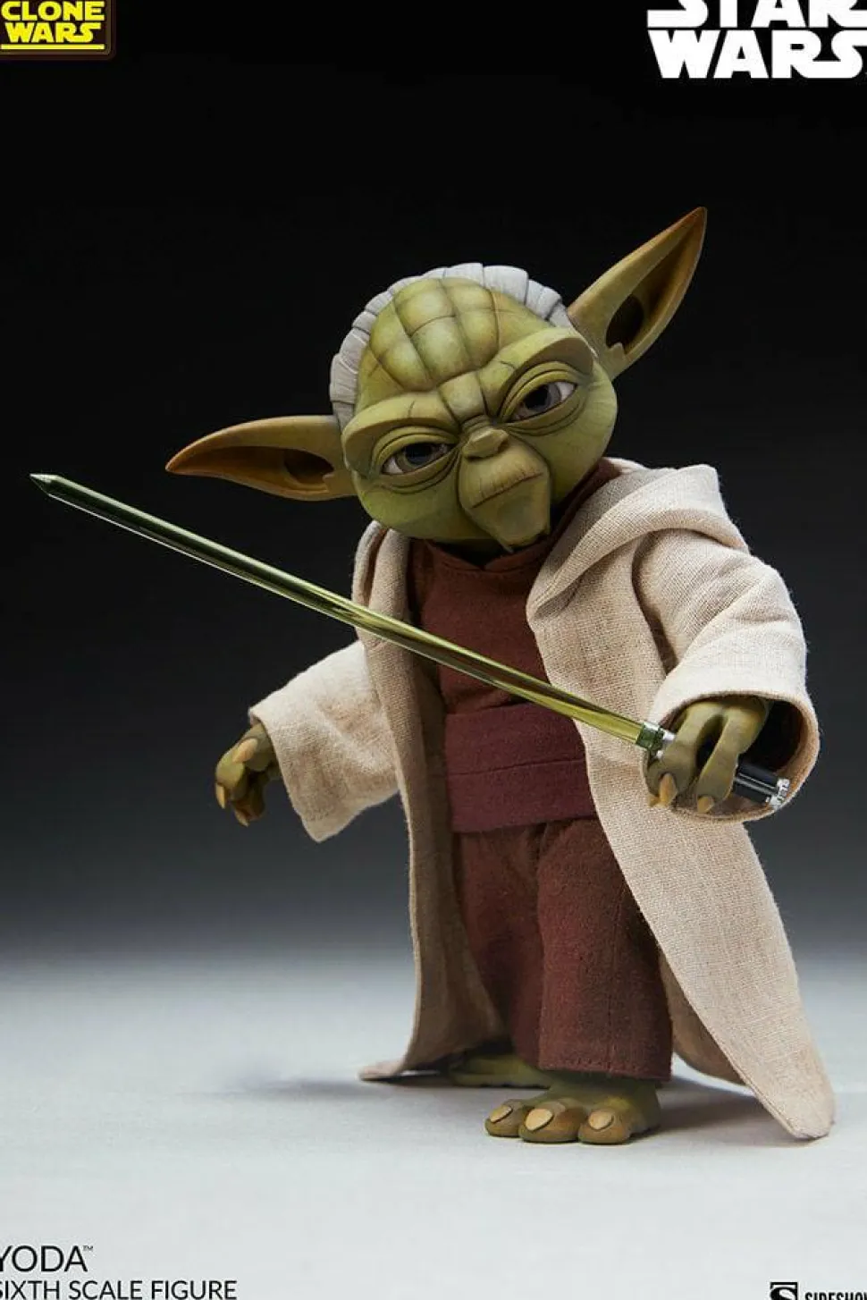 Star Wars: The Clone Wars - Yoda 1/6th Scale Action Figure