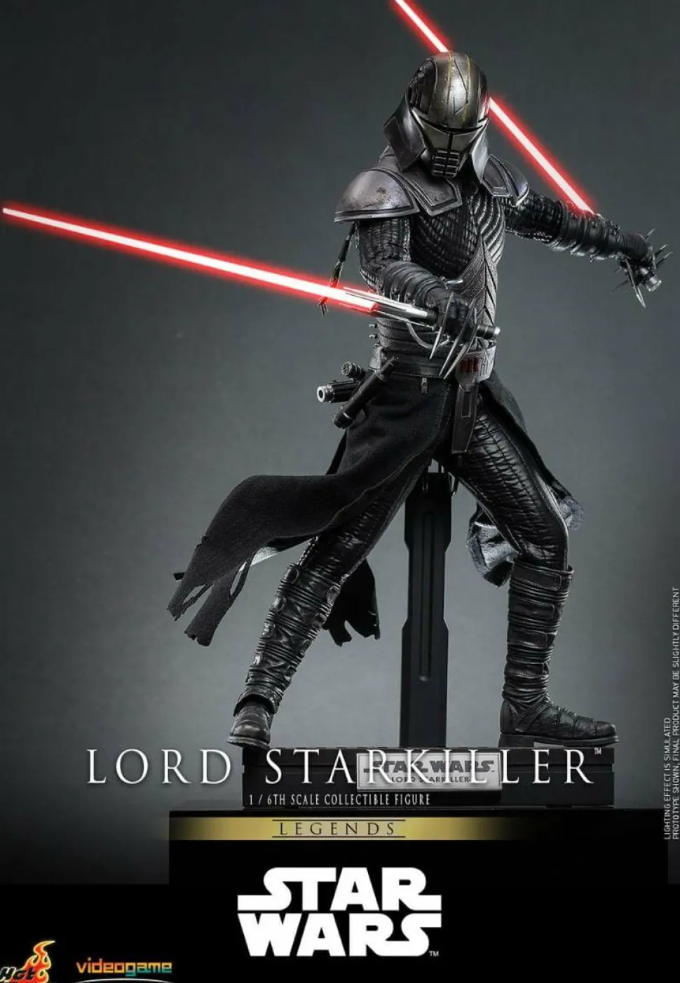 Star Wars: The Force Unleashed - Lord Starkiller 1/6th Scale Hot Toys Action Figure