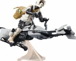Star Wars: The Mandalorian - Speeder Bike with Scout Trooper & Grogu Vintage Collection Kenner 3.75" Scale Action Figure Vehicle Playset
