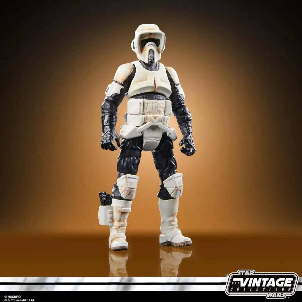Star Wars: The Mandalorian - Speeder Bike with Scout Trooper & Grogu Vintage Collection Kenner 3.75" Scale Action Figure Vehicle Playset