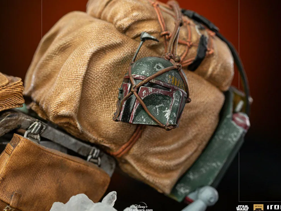 Star Wars: The Mandalorian - The Mandalorian on Speeder Bike 1/10th Scale Statue