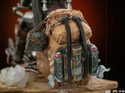 Star Wars: The Mandalorian - The Mandalorian on Speeder Bike 1/10th Scale Statue