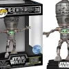 Star Wars: The Mandalorian - IG-12 with Grogu Deluxe Pop! Vinyl Figure with Lights and Sounds (Popcultcha Exclusive)