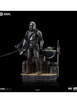 Star Wars: The Mandalorian - Din Djarin & Din Grogu 1/10th Scale Statue