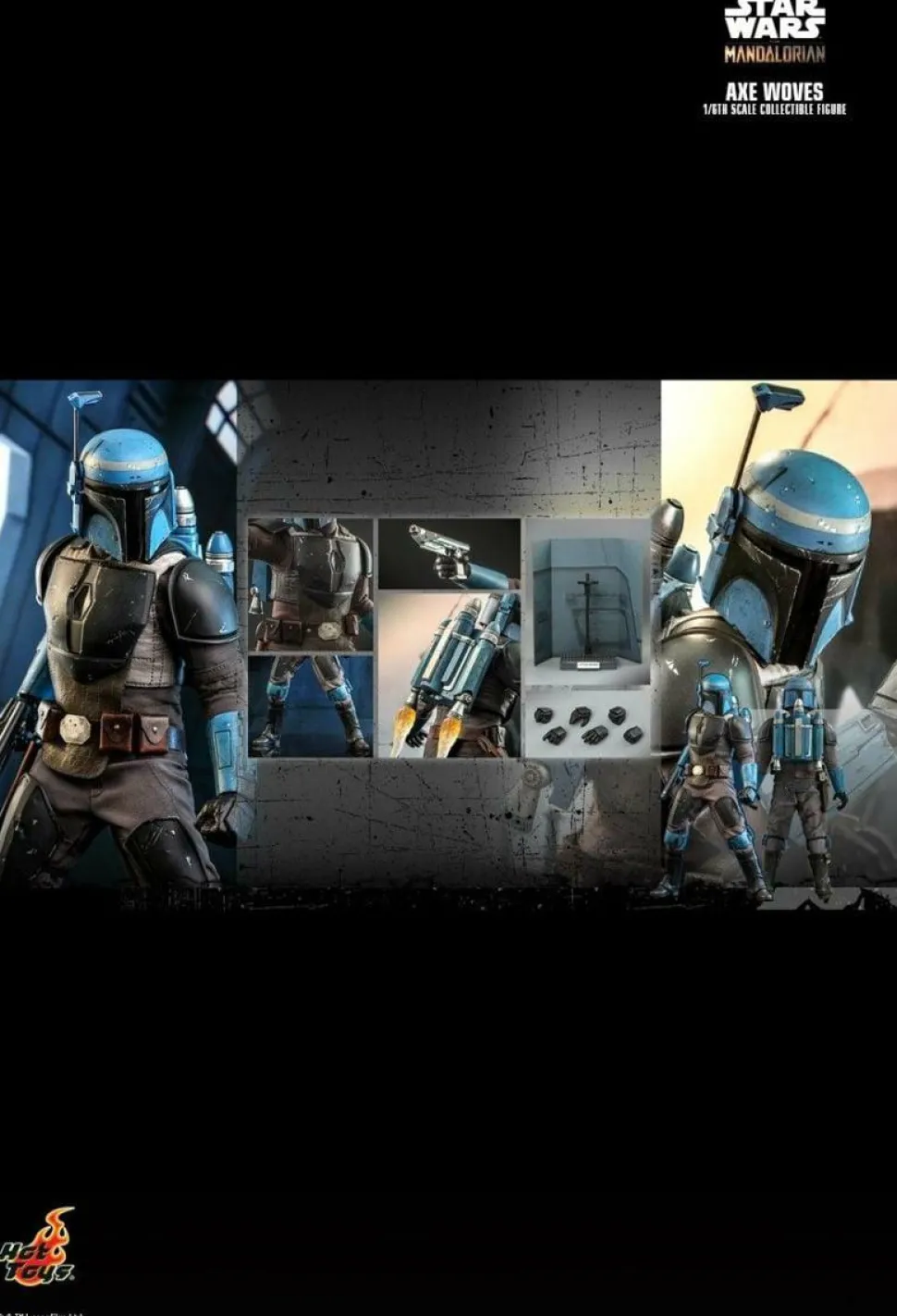 Star Wars: The Mandalorian - Axe Woves 1/6th Scale Hot Toys Action Figure