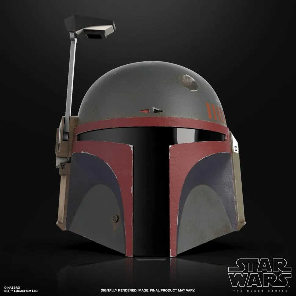 Star Wars: The Mandalorian - Boba Fett (Re-Armored) Premium Electronic The Black Series 1:1 Scale Life-Size Helmet Replica