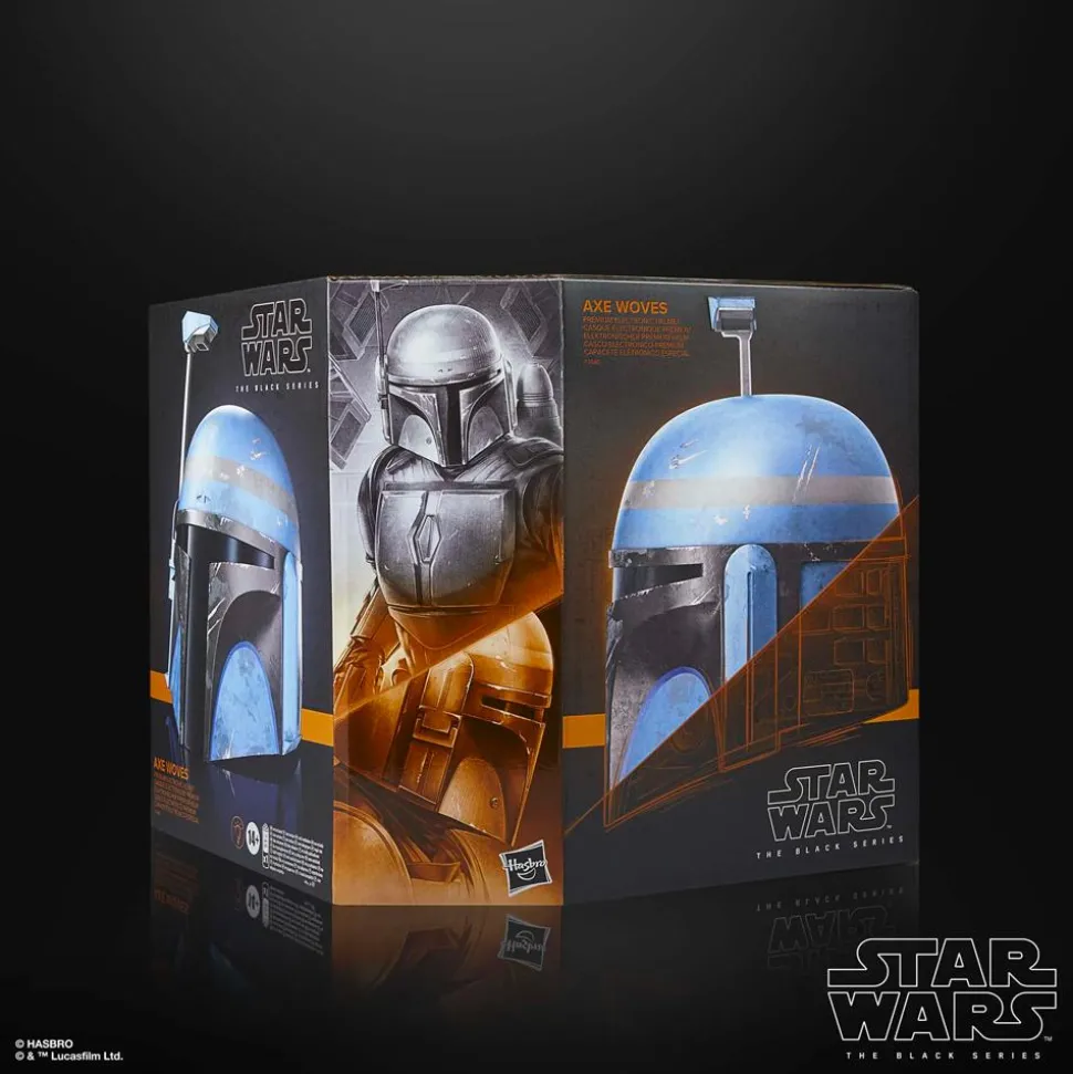Star Wars: The Mandalorian - Axe Woves Helmet Black Series 1:1 Scale Life-Size Prop Replica