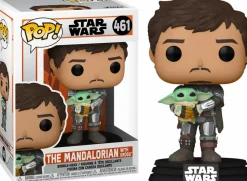 Star Wars: The Mandalorian - The Mandalorian with Grogu (The Child) Pop! Vinyl Figure