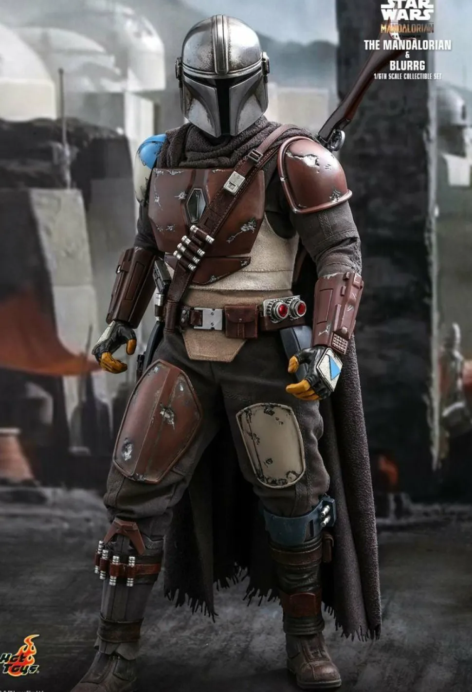 Star Wars: The Mandalorian - The Mandalorian & Blurrg 1/6th Scale Hot Toys Action Figure 2-Pack