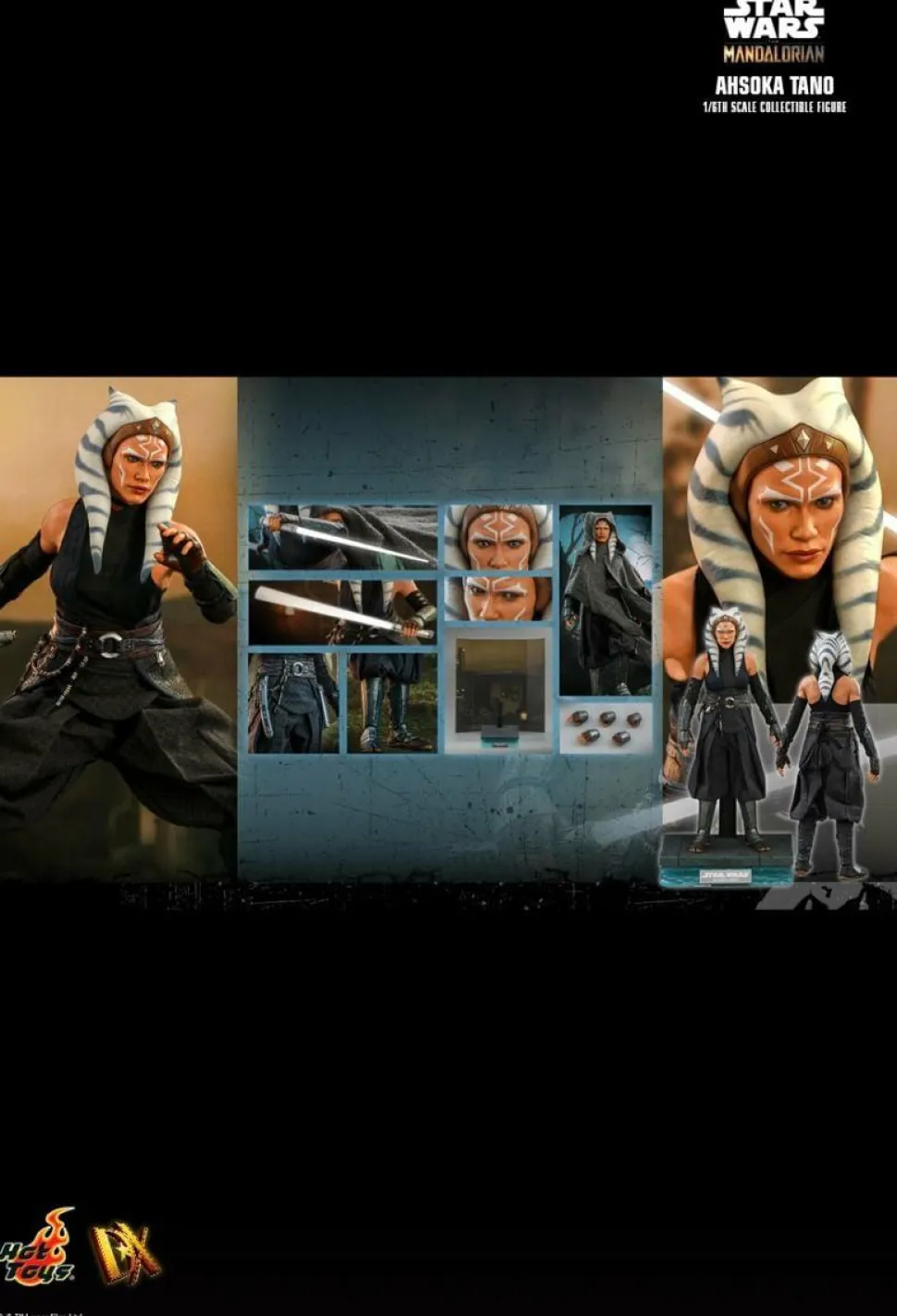 Star Wars: The Mandalorian - Ahsoka Tano 1/6th Scale Hot Toys Action Figure