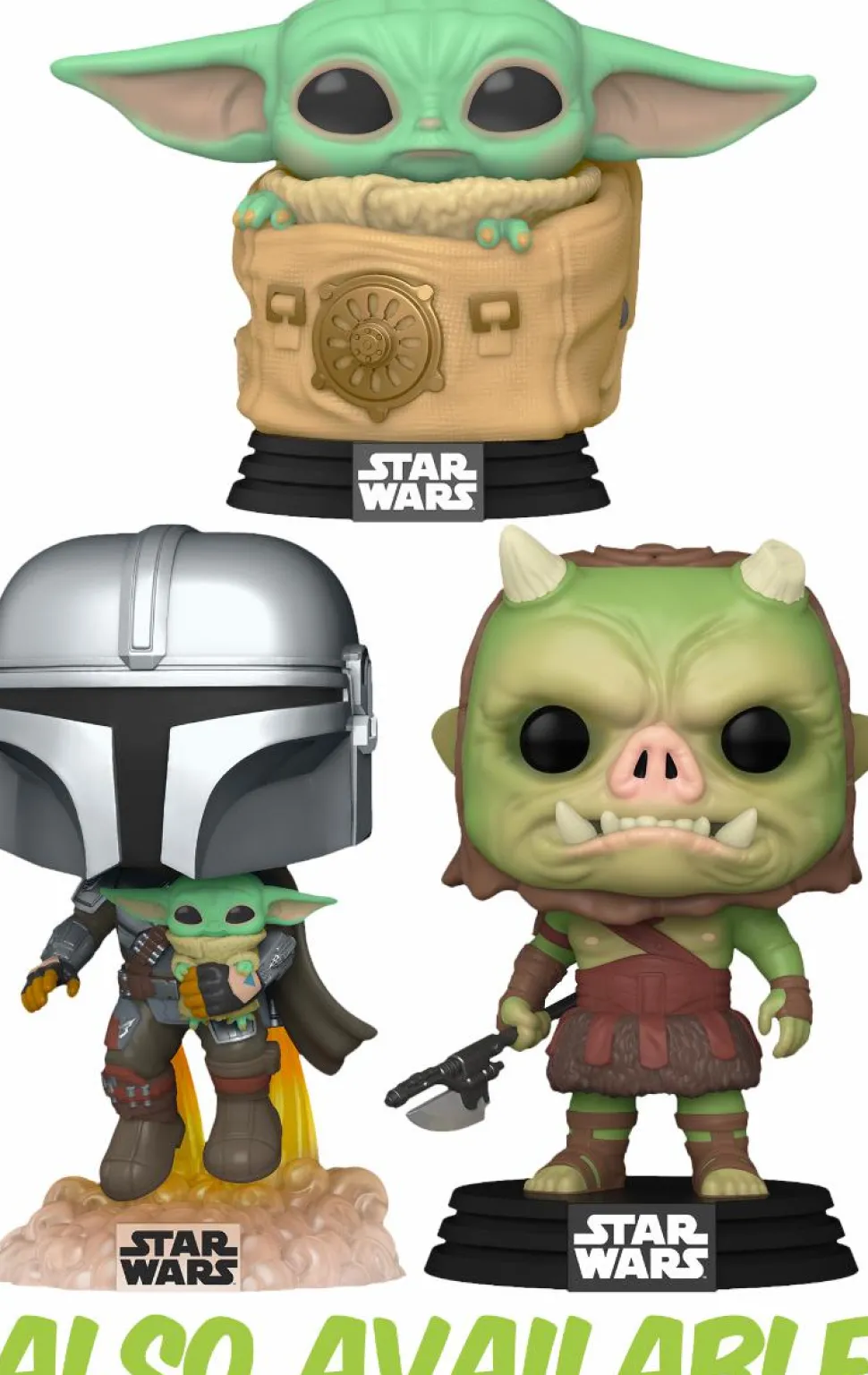 Star Wars: The Mandalorian - The Mandalorian with The Child (Baby Yoda) Flying Pop! Vinyl Figure