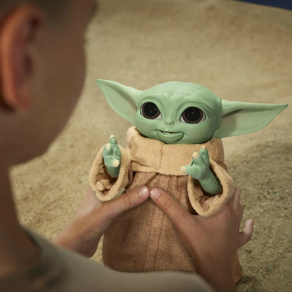 Star Wars: The Mandalorian - Galactic Snackin’ Grogu (The Child) 9” Animatronic Figure