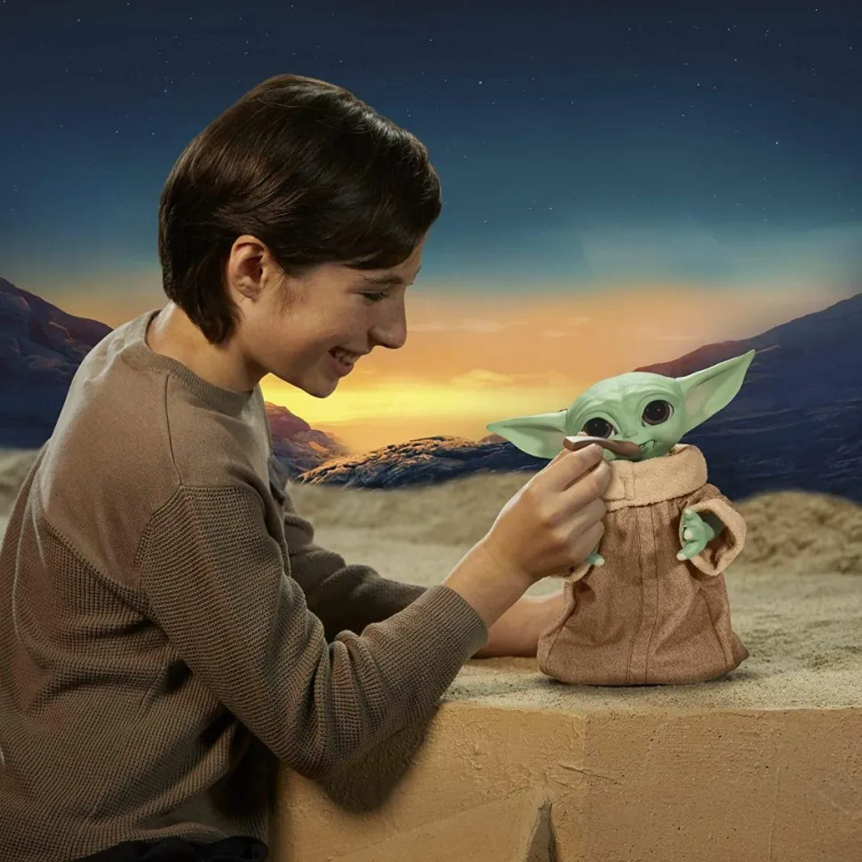 Star Wars: The Mandalorian - Galactic Snackin’ Grogu (The Child) 9” Animatronic Figure
