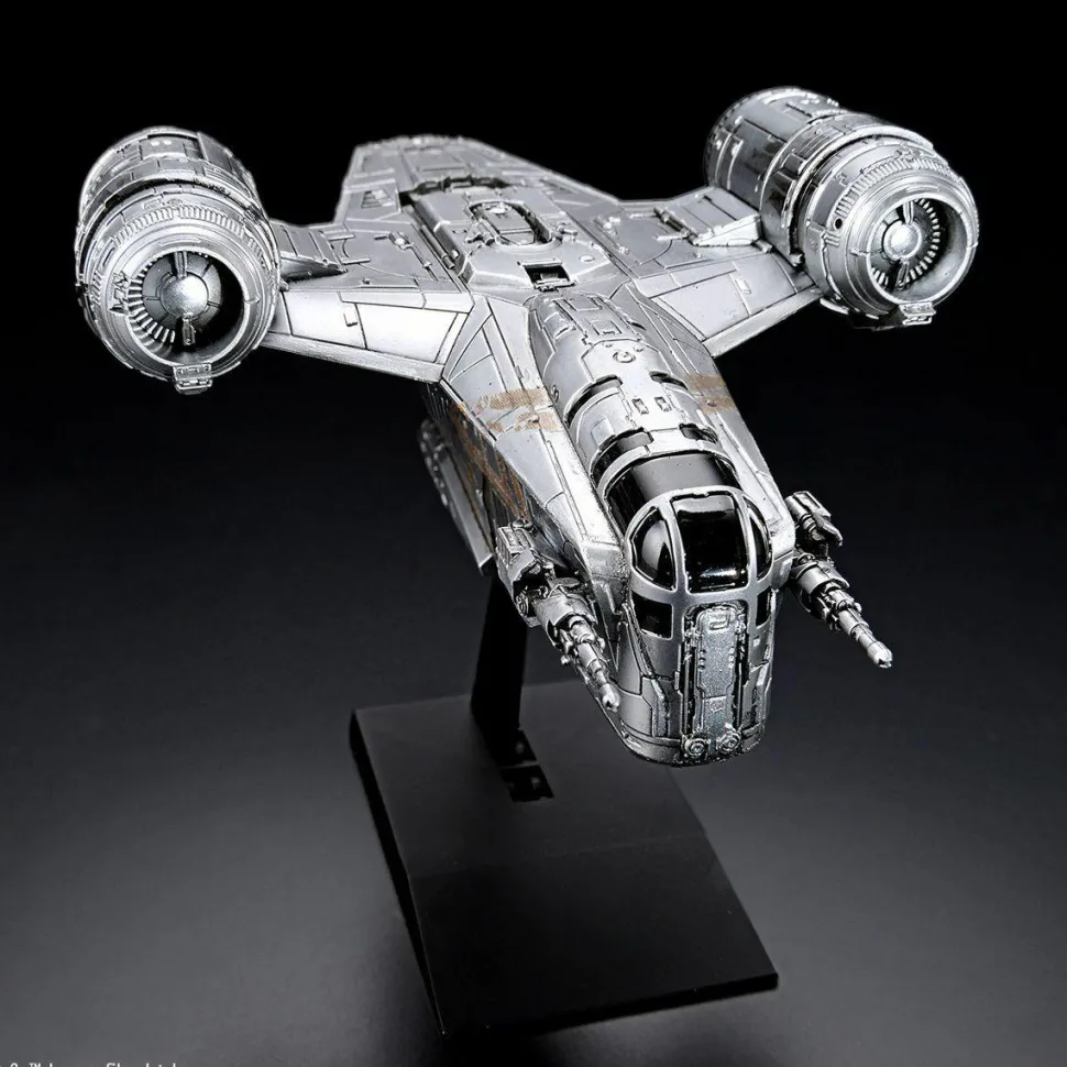 Star Wars: The Mandalorian - Razor Crest (Silver Coating Ver.) 1/144th Scale Vehicle Replica Model Kit