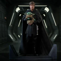 Star Wars: The Mandalorian - Luke Skywalker & Grogu Premier Collection 10” Statue