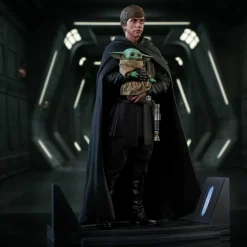 Star Wars: The Mandalorian - Luke Skywalker & Grogu Premier Collection 10” Statue