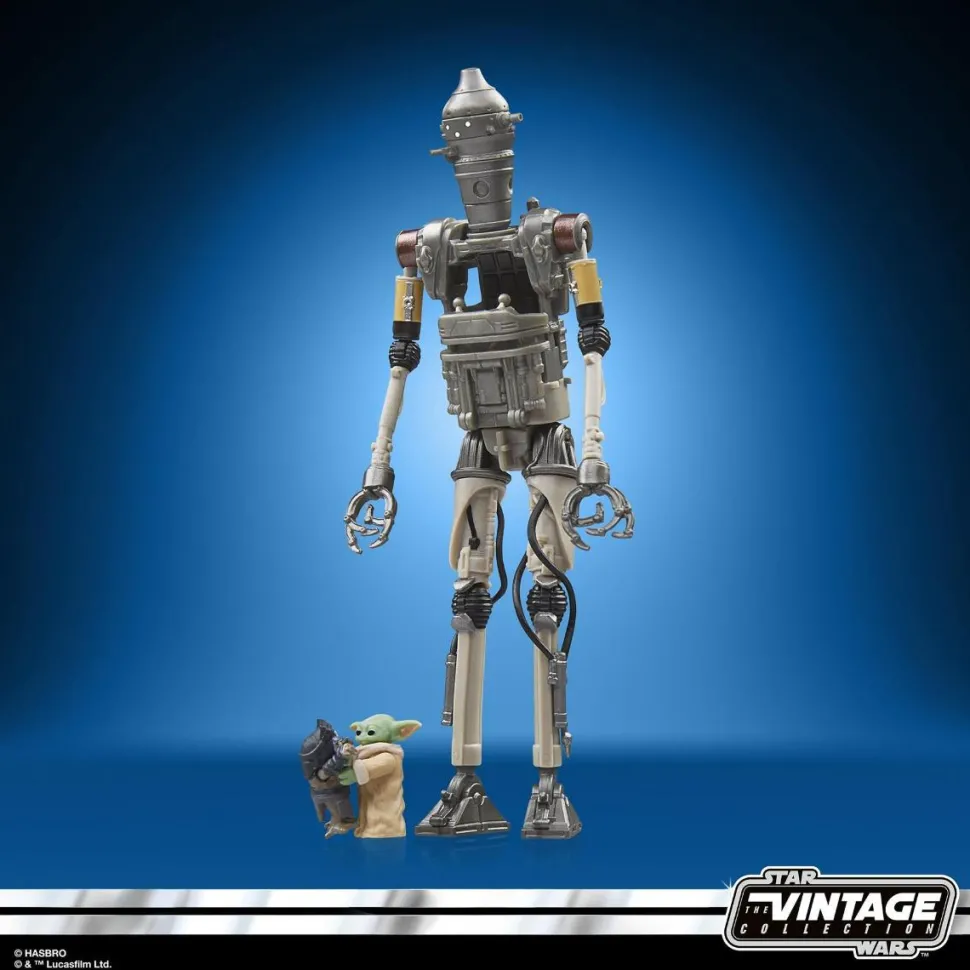 Star Wars: The Mandalorian - IG-12, Grogu & Anzellan Vintage Collection Kenner 3.75" Scale Action Figure