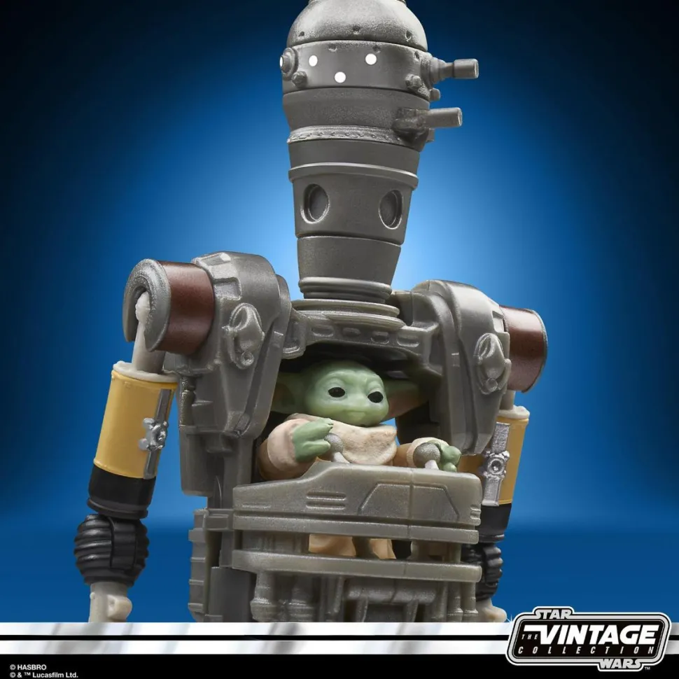 Star Wars: The Mandalorian - IG-12, Grogu & Anzellan Vintage Collection Kenner 3.75" Scale Action Figure