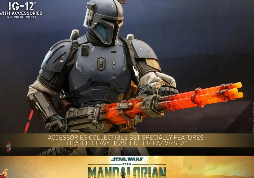 Star Wars: The Mandalorian - IG-12 with Accessories 1/6th Scale Hot Toys Action Figure