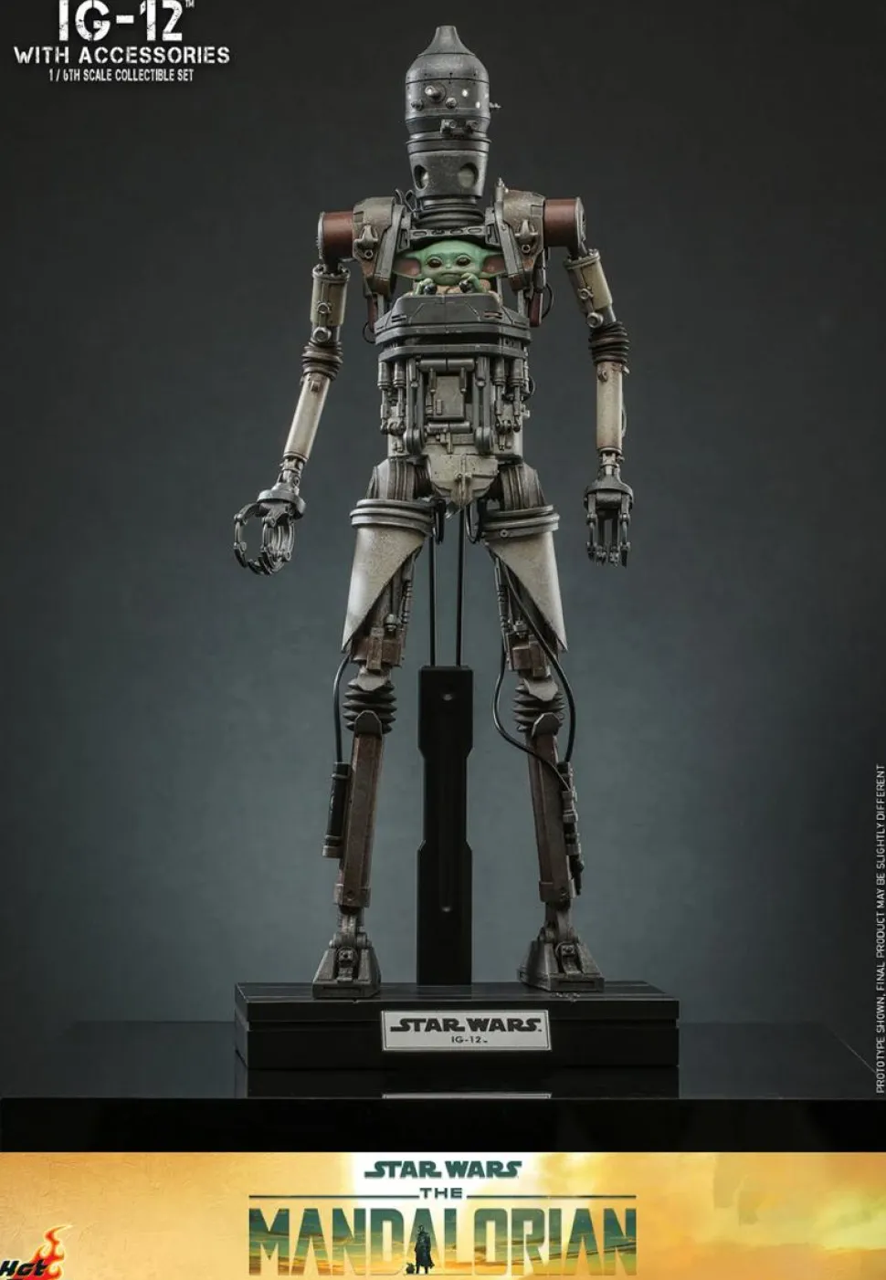 Star Wars: The Mandalorian - IG-12 with Accessories 1/6th Scale Hot Toys Action Figure