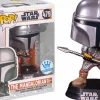 Star Wars: The Mandalorian - The Mandalorian with Beskar Staff Pop! Vinyl Figure (Funko / Popcultcha Exclusive)