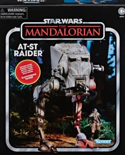 Star Wars: The Mandalorian - AT-ST Raider with Klatooinian Raider Vintage Collection Kenner 3.75" Scale Action Figure Vehicle Playset
