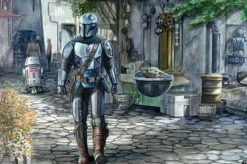 Star Wars: The Mandalorian - Mandalorian Welcome by Thomas Kinkade Poster (1280)