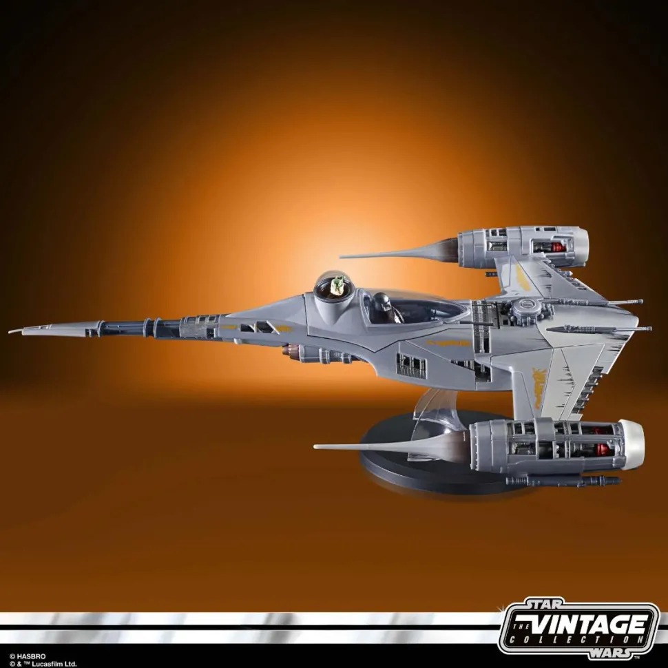 Star Wars: The Mandalorian - The Mandalorian's N-1 Starfighter & The Mandalorian Vintage Collection Kenner 3.75" Scale Action Figure Vehicle
