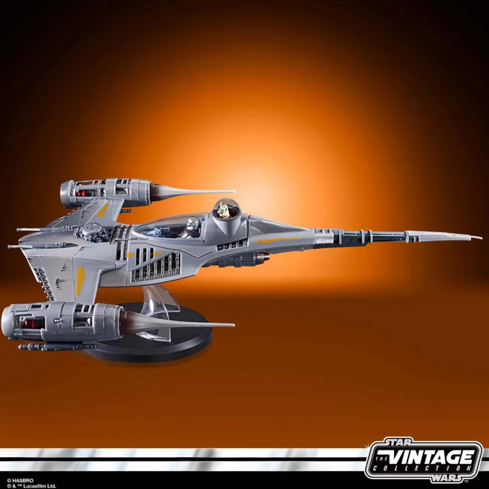 Star Wars: The Mandalorian - The Mandalorian's N-1 Starfighter & The Mandalorian Vintage Collection Kenner 3.75" Scale Action Figure Vehicle