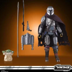 Star Wars: The Mandalorian - The Mandalorian's N-1 Starfighter & The Mandalorian Vintage Collection Kenner 3.75