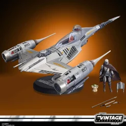 Star Wars: The Mandalorian - The Mandalorian's N-1 Starfighter & The Mandalorian Vintage Collection Kenner 3.75
