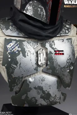 Star Wars: The Mandalorian - Boba Fett 1:1 Scale Life-Size Bust Statue