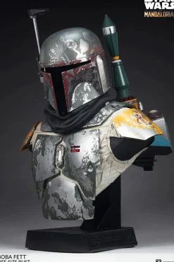 Star Wars: The Mandalorian - Boba Fett 1:1 Scale Life-Size Bust Statue