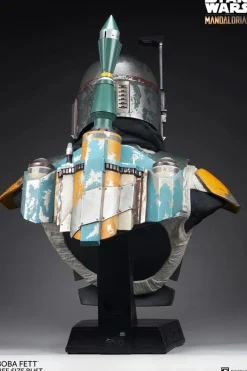 Star Wars: The Mandalorian - Boba Fett 1:1 Scale Life-Size Bust Statue