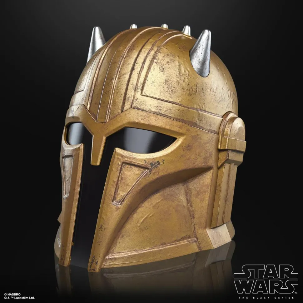 Star Wars: The Mandalorian - The Armorer Premium Electronic Helmet Black Series 1:1 Scale Life-Size Prop Replica