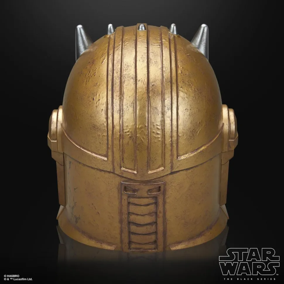 Star Wars: The Mandalorian - The Armorer Premium Electronic Helmet Black Series 1:1 Scale Life-Size Prop Replica
