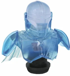Star Wars: The Mandalorian - The Mandalorian Hologram Legends in 3D 1/2 Scale Bust (2021 San Diego Previews Exclusive) (Int Sales Only)