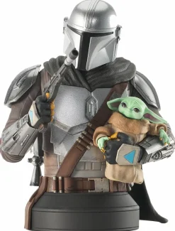 Star Wars: The Mandalorian - Din Djarin with Grogu 1/6th Scale Bust