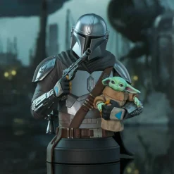 Star Wars: The Mandalorian - Din Djarin with Grogu 1/6th Scale Bust