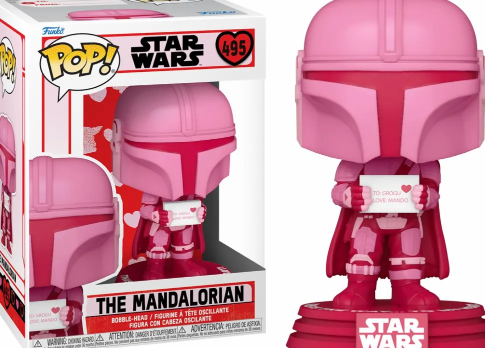 Star Wars: The Mandalorian - The Mandalorian Valentine's Day Pop! Vinyl Figure