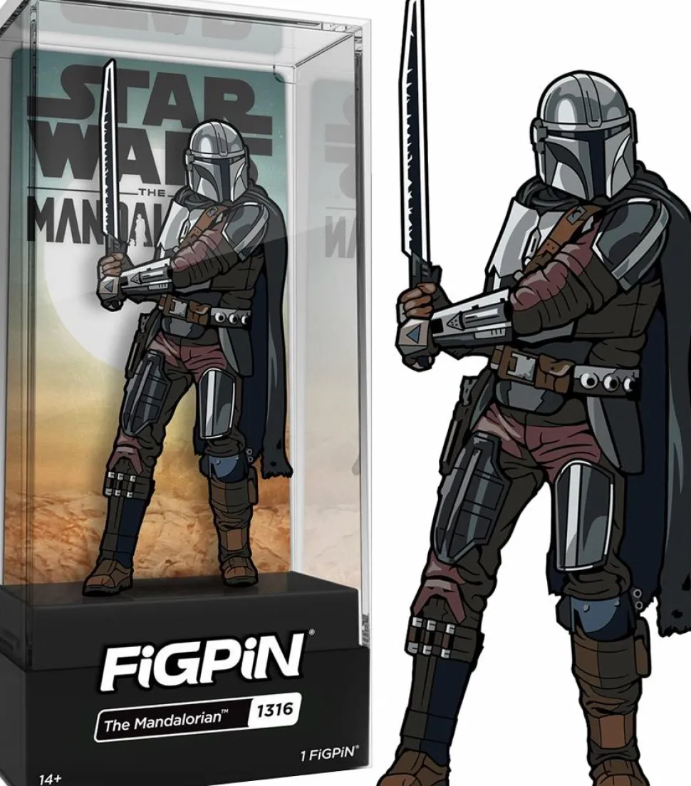 Star Wars: The Mandalorian - The Mandalorian with Darksaber (Season 3) FigPin Enamel Pin