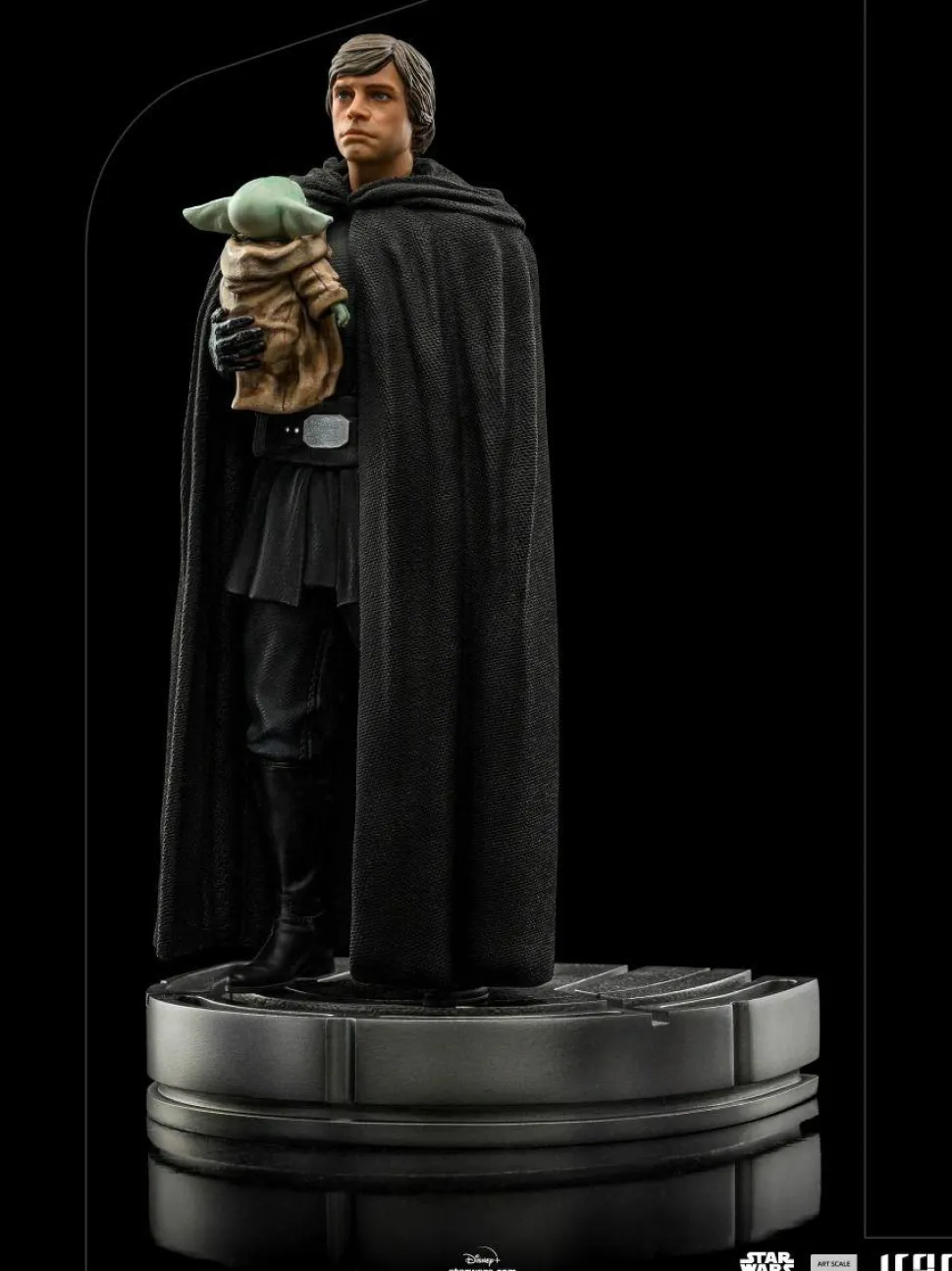 Star Wars: The Mandalorian - Luke Skywalker & Grogu 1/10th Scale Statue